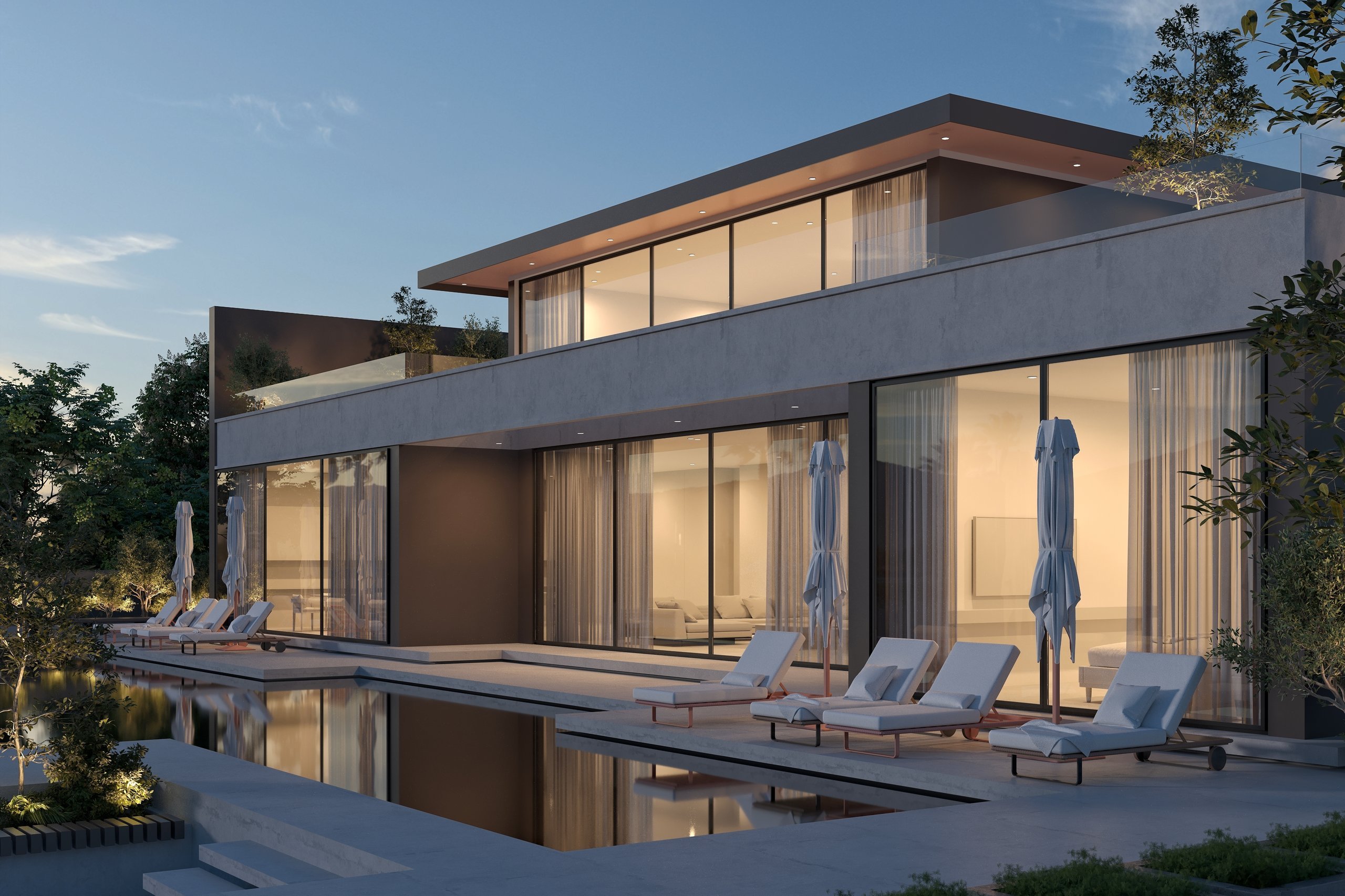 Luxury villa with swimming pool